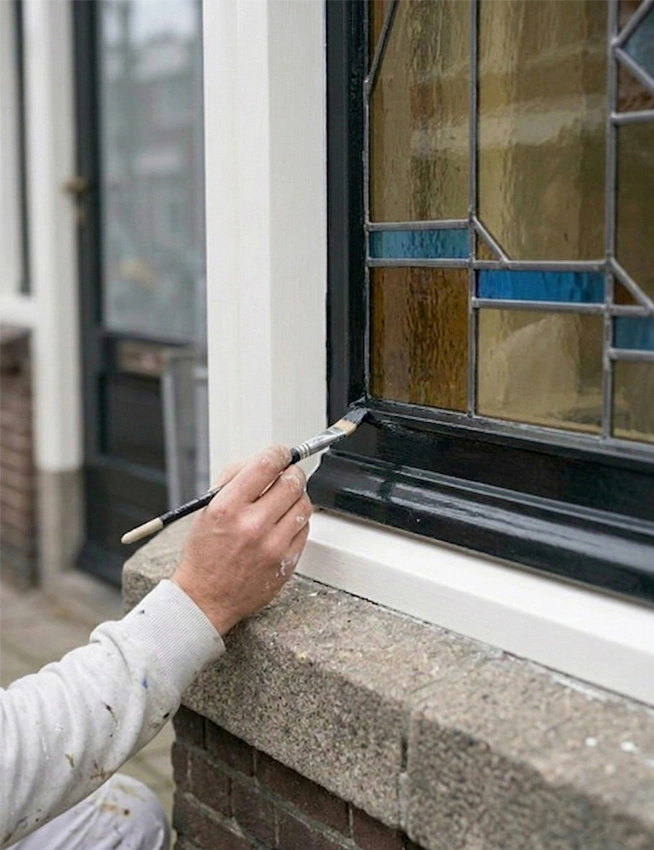 Compleet schilderwerk in detail